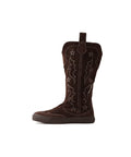 Converse All Star Western Boots with brown leather and white laces from Japan