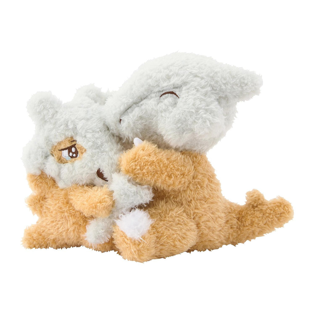 Rear view of Nakibeso Karakara & Rattle plushie, Japan exclusive collectible