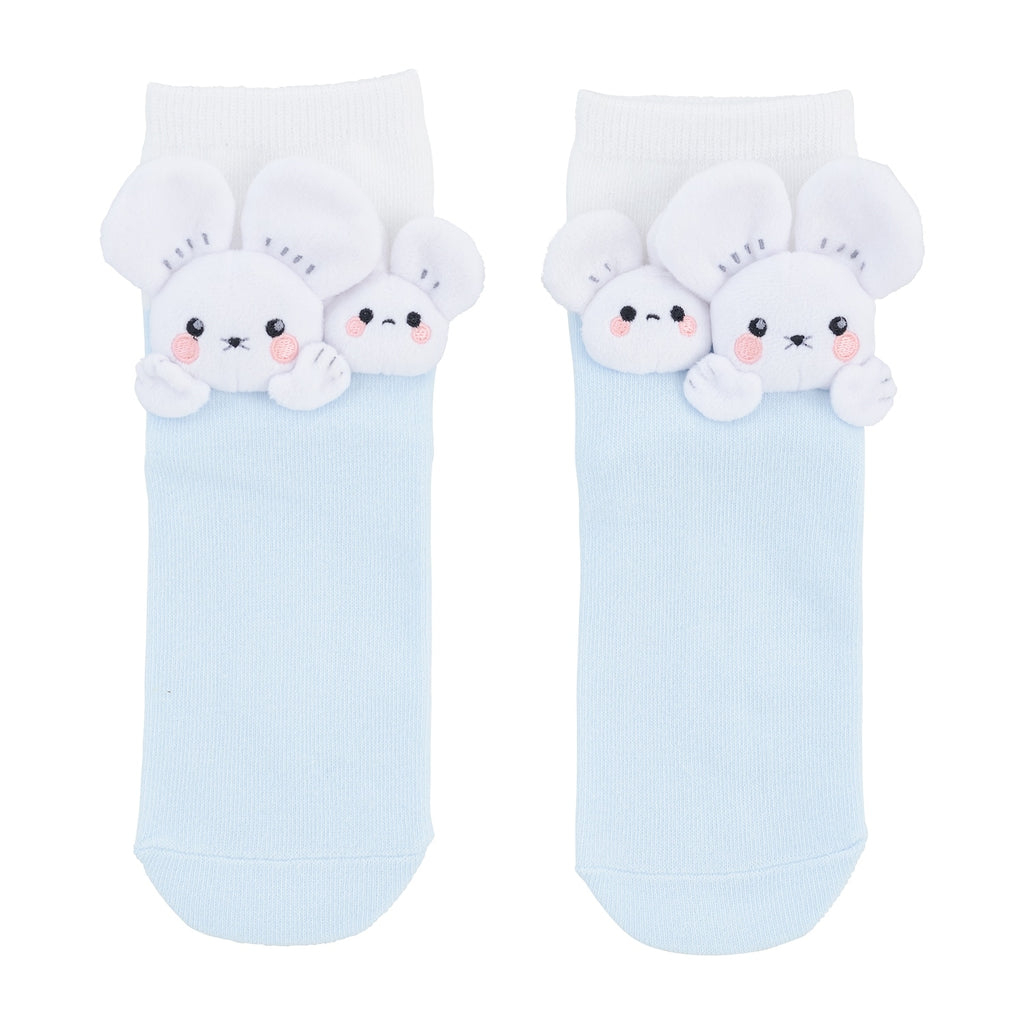 Middle socks with mascot Narwhal (23-25cm)