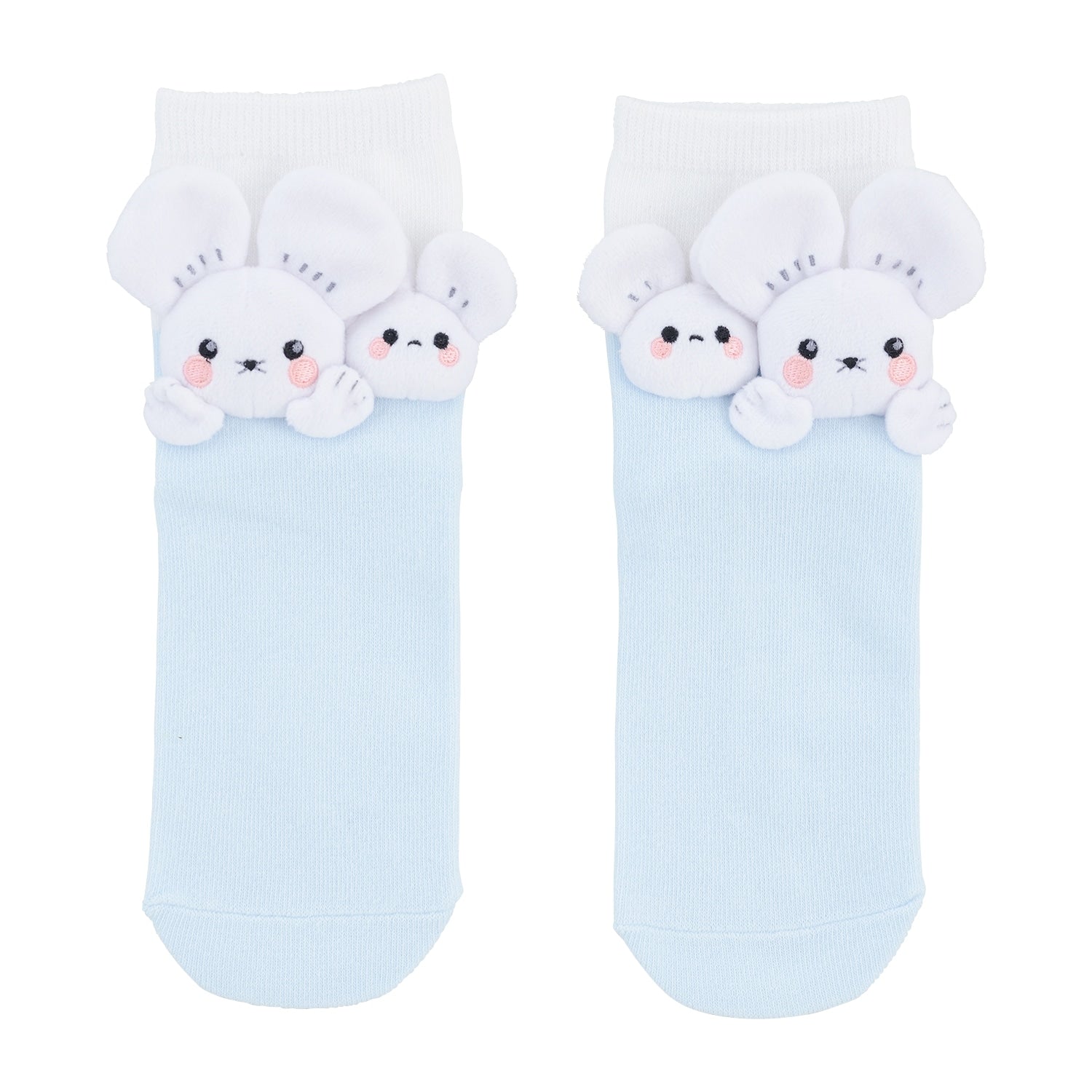Middle socks with mascot Narwhal (23-25cm)