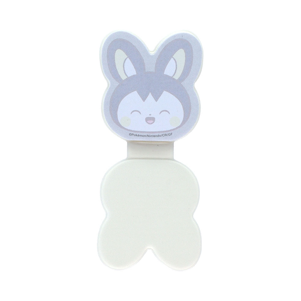 Close-up of Puni Puni Sticky Note Poke Piece Emolga with detailed Emolga artwork from Japan