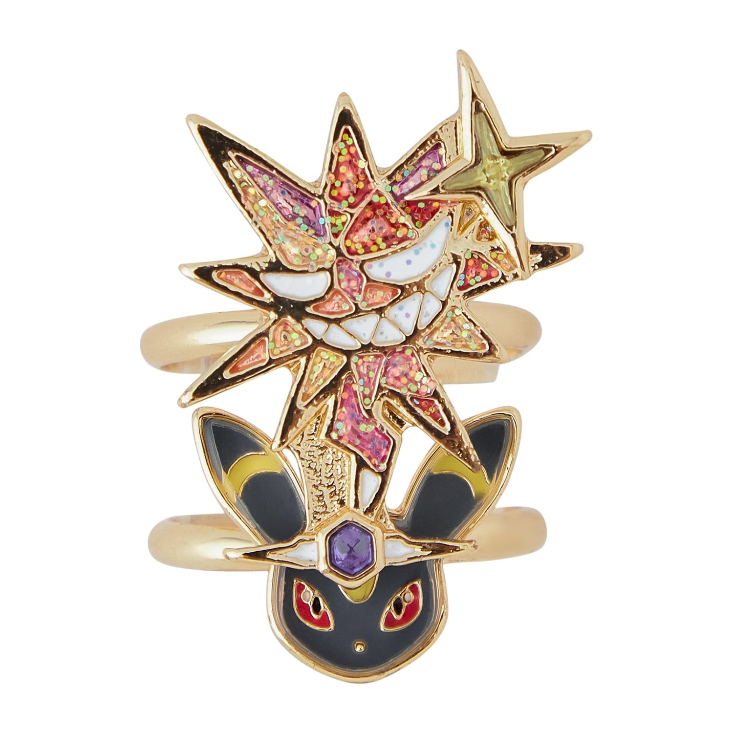 Pokémon Accessory Ring Aku Terrace Star Blackie from Japan, detailed anime design