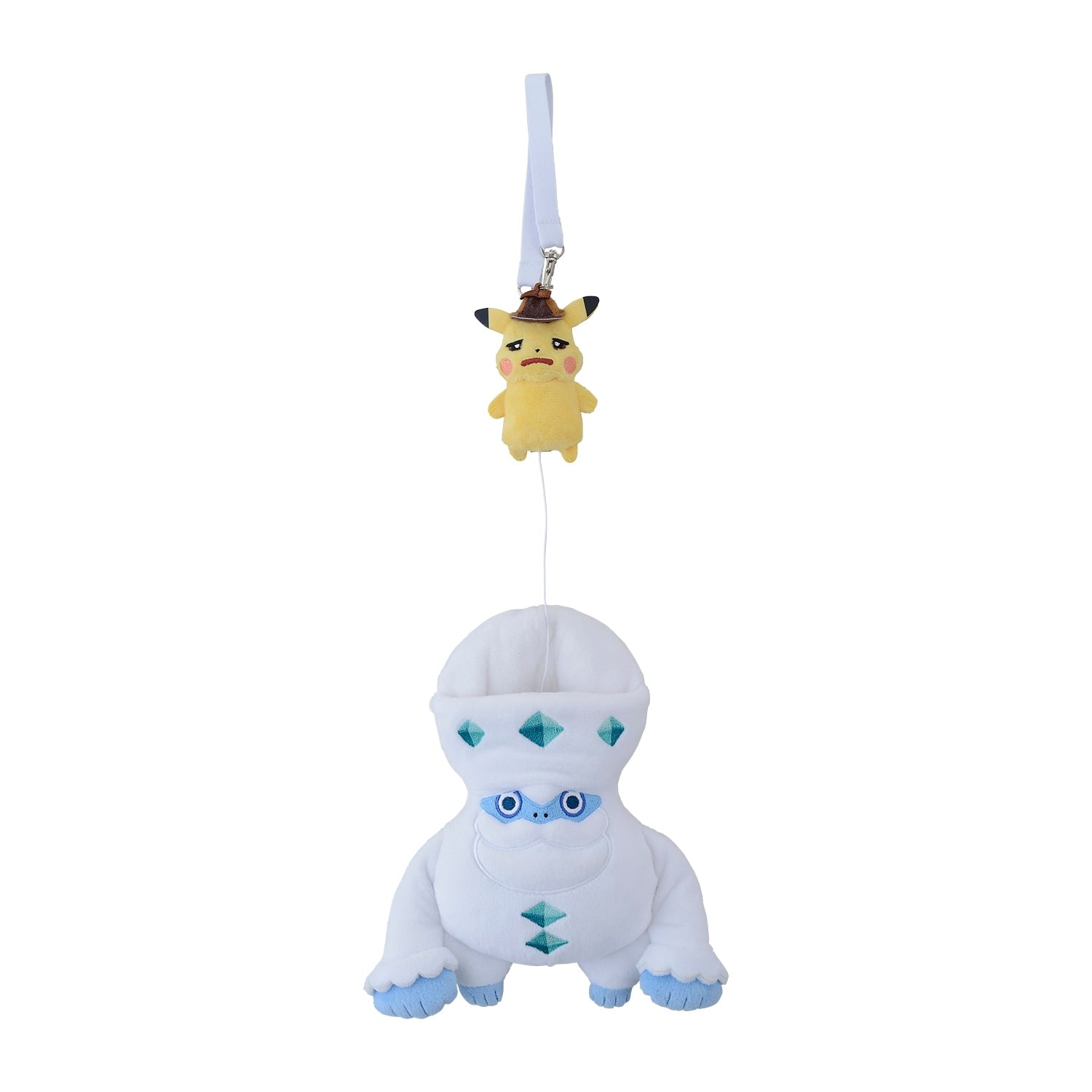 Stuffed toy pass case Detective Pikachu is back Galar Baboon Daruma and Pikachu