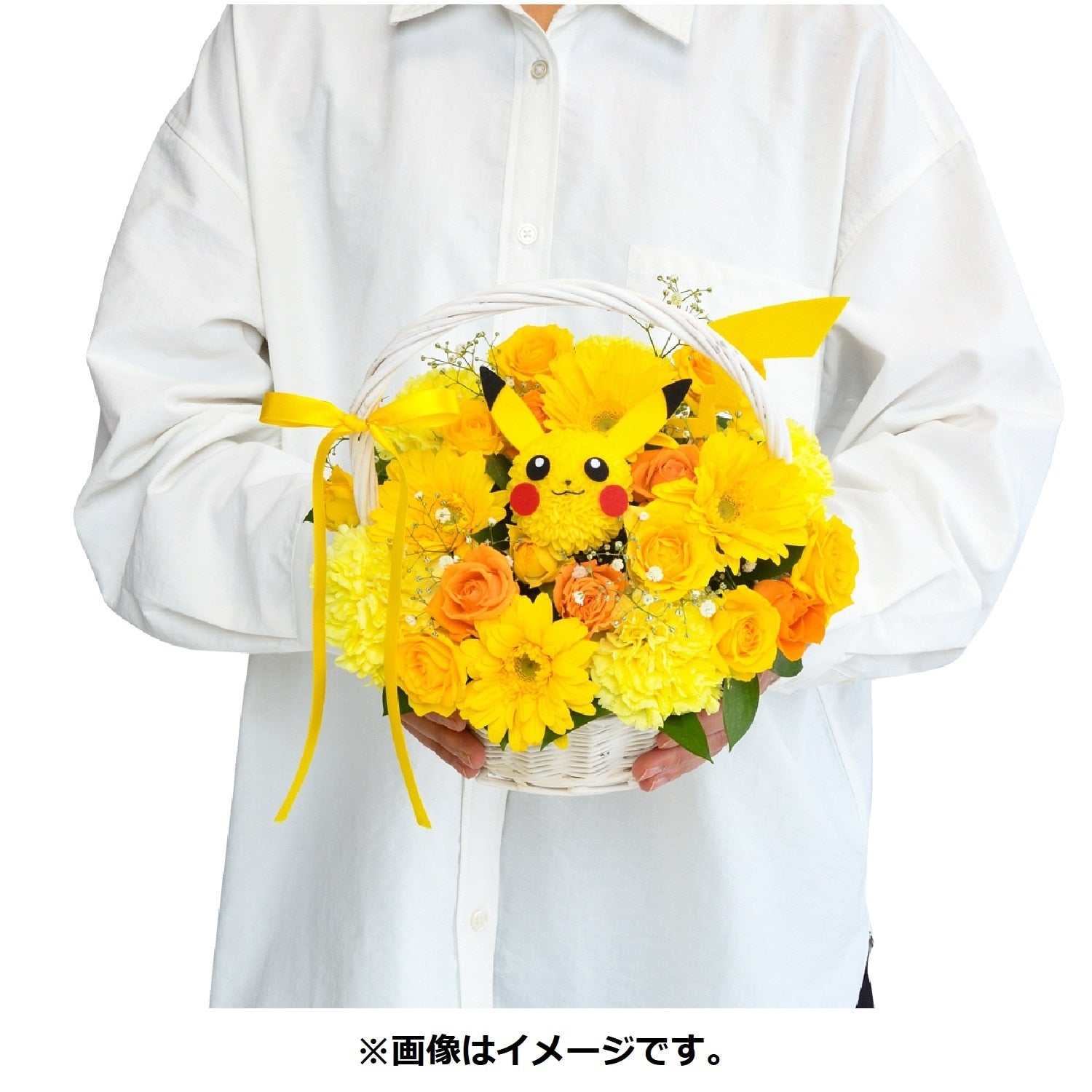 Unique Pikachu flower arrangement with Electric-type Pokemon design from Japan