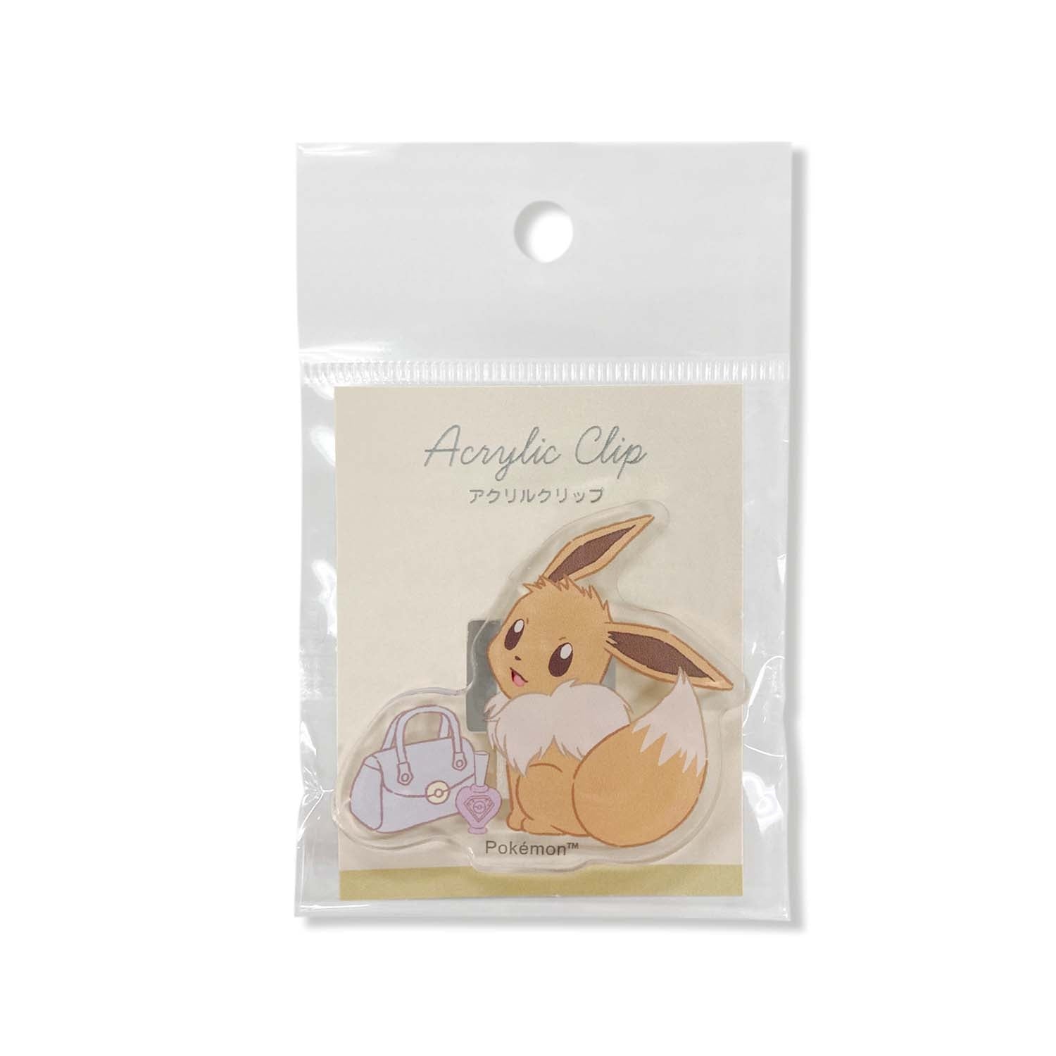 Die-cut acrylic clip/Eevee