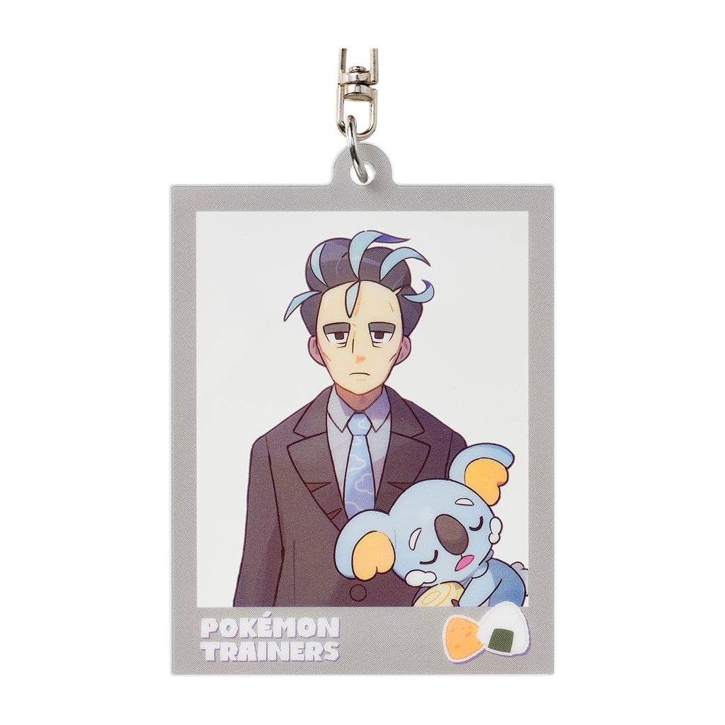 Pokémon Center Japan Komala keychain, authentic anime collector item with detailed design