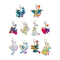 Mega Evolution Pokemon keychain with vibrant colors from Japan