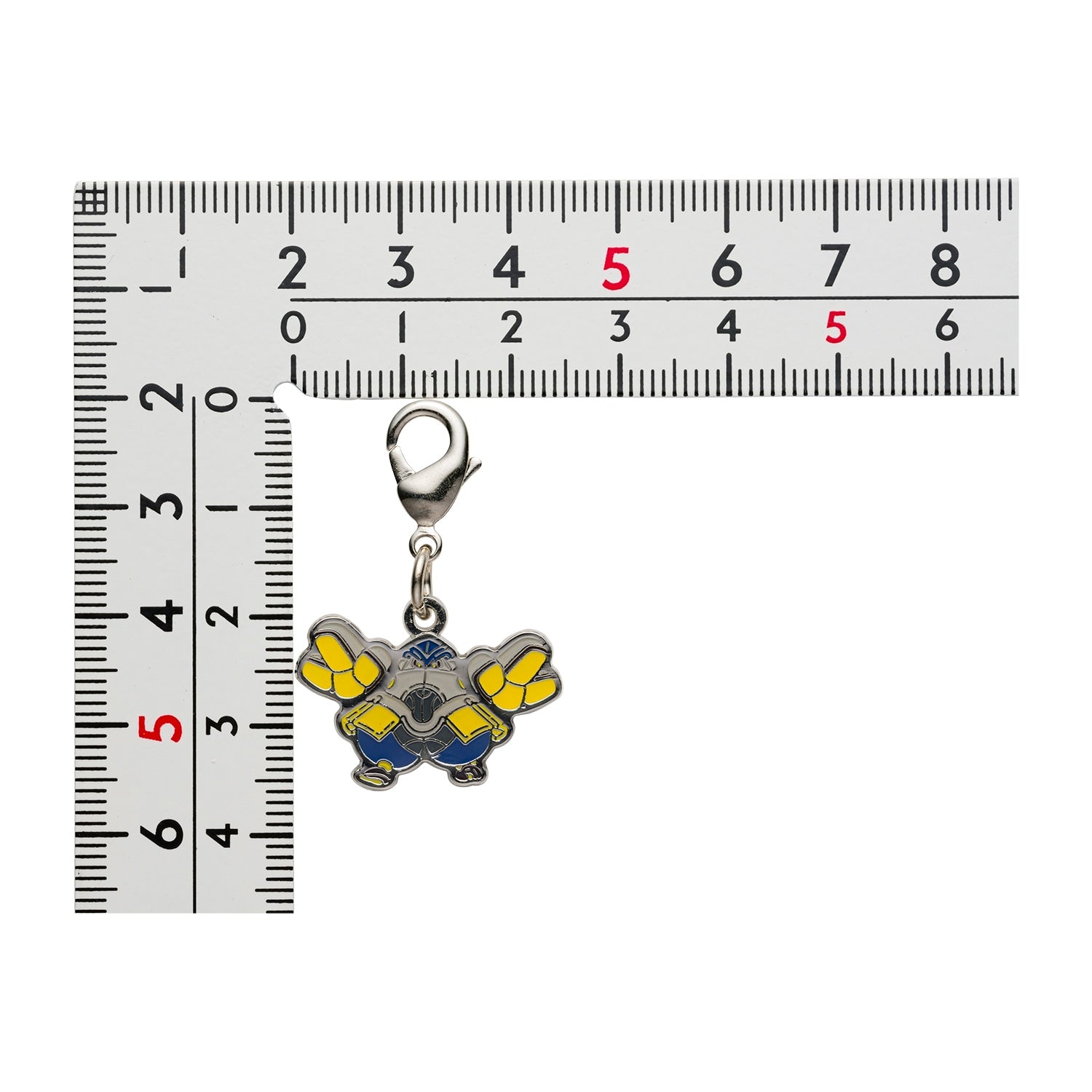 Close-up of Pokemon Metal Charm 992 with official licensing from Japan