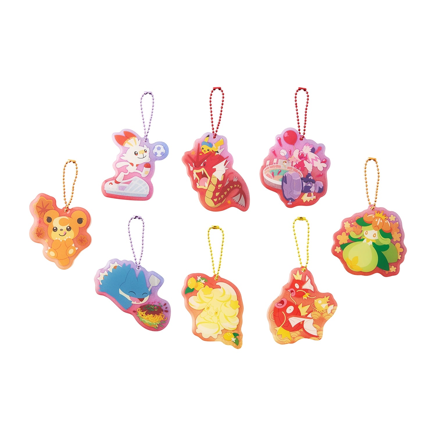 Pokemon Acrylic Charm from Japan, featuring colorful character design