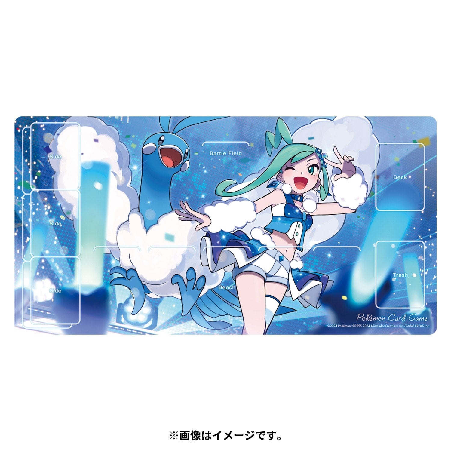 Pokemon Card Game Rubber Playmat Chiltaris & Lucia