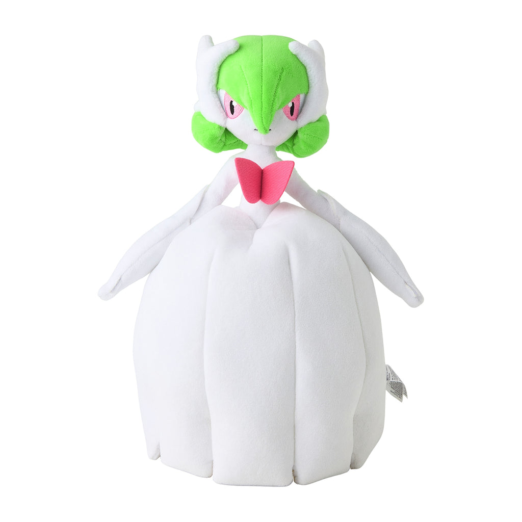 Authentic Japanese Mega Gardevoir plushie with vibrant colors