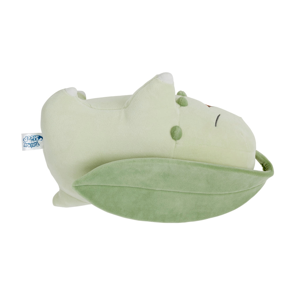 Authentic Pokémon Chikorita plushie with official tag, from Japan