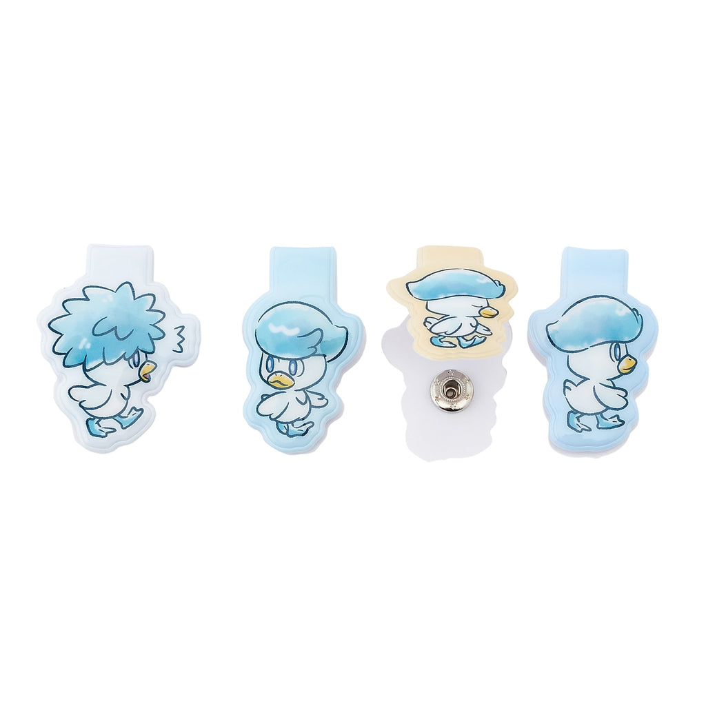 Authentic Japanese Pokemon cord clips with colorful characters, ships from Japan