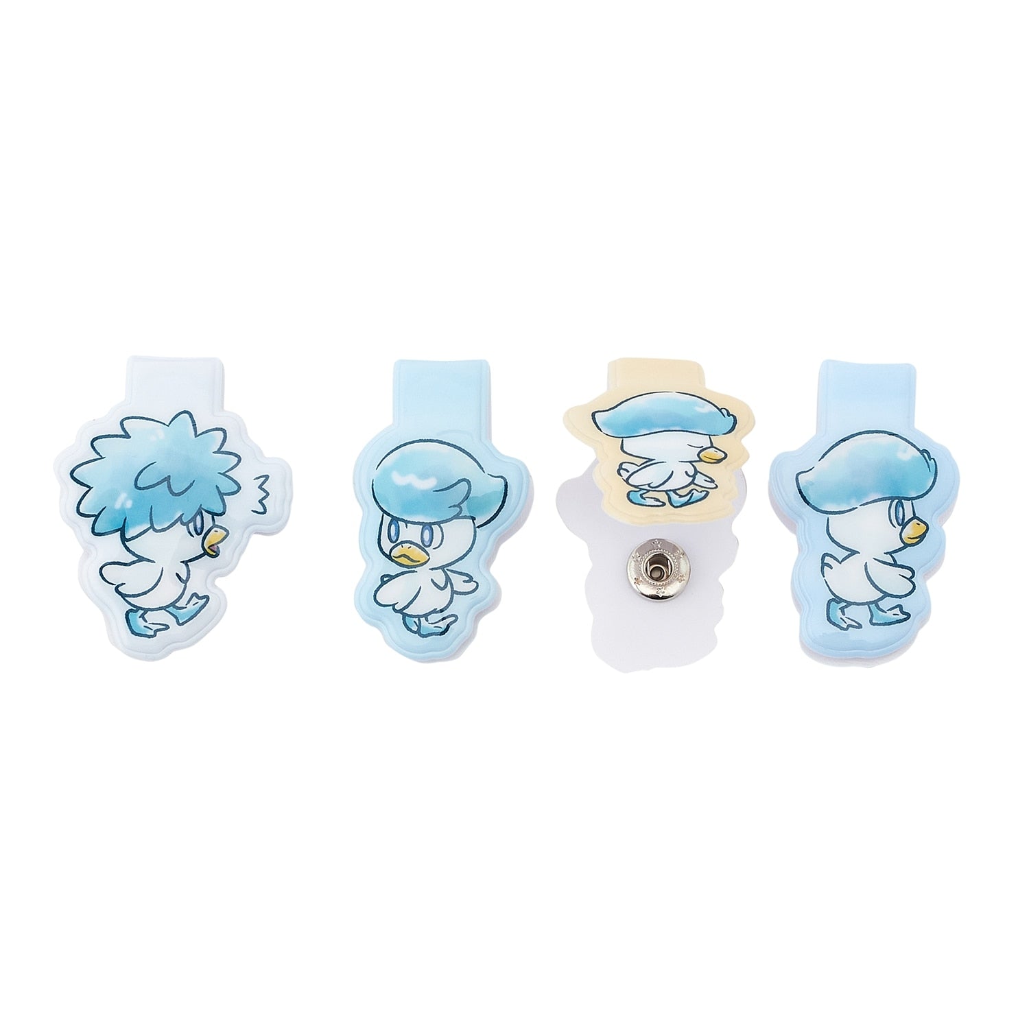 Authentic Japanese Pokemon cord clips with colorful characters, ships from Japan