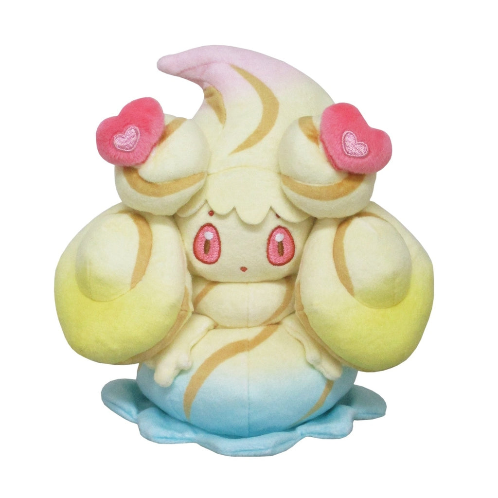 Authentic Pokemon Mawhip plushie with mix of pastel colors from Japan