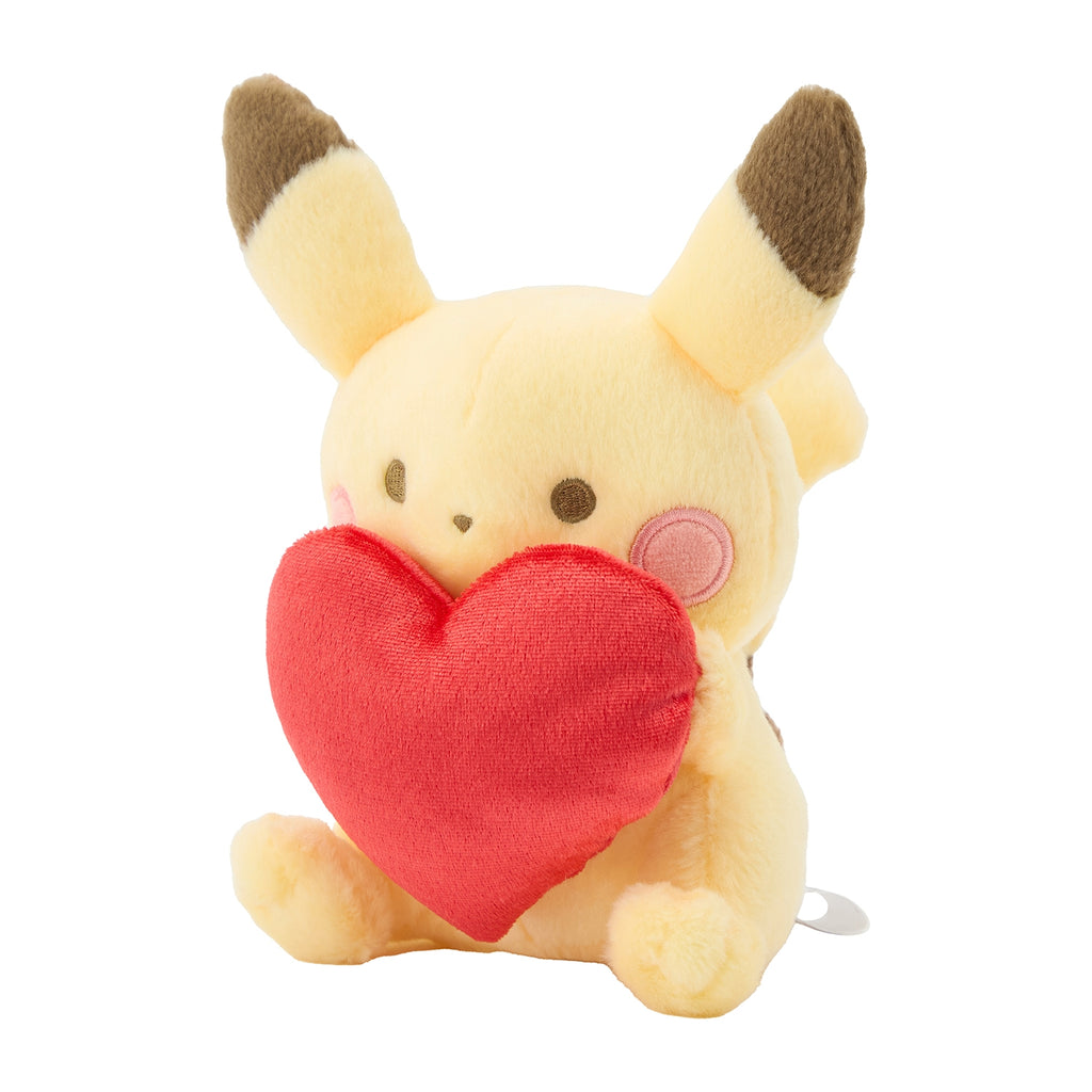Authentic Japanese Pikachu plush toy, white belly and bright eyes