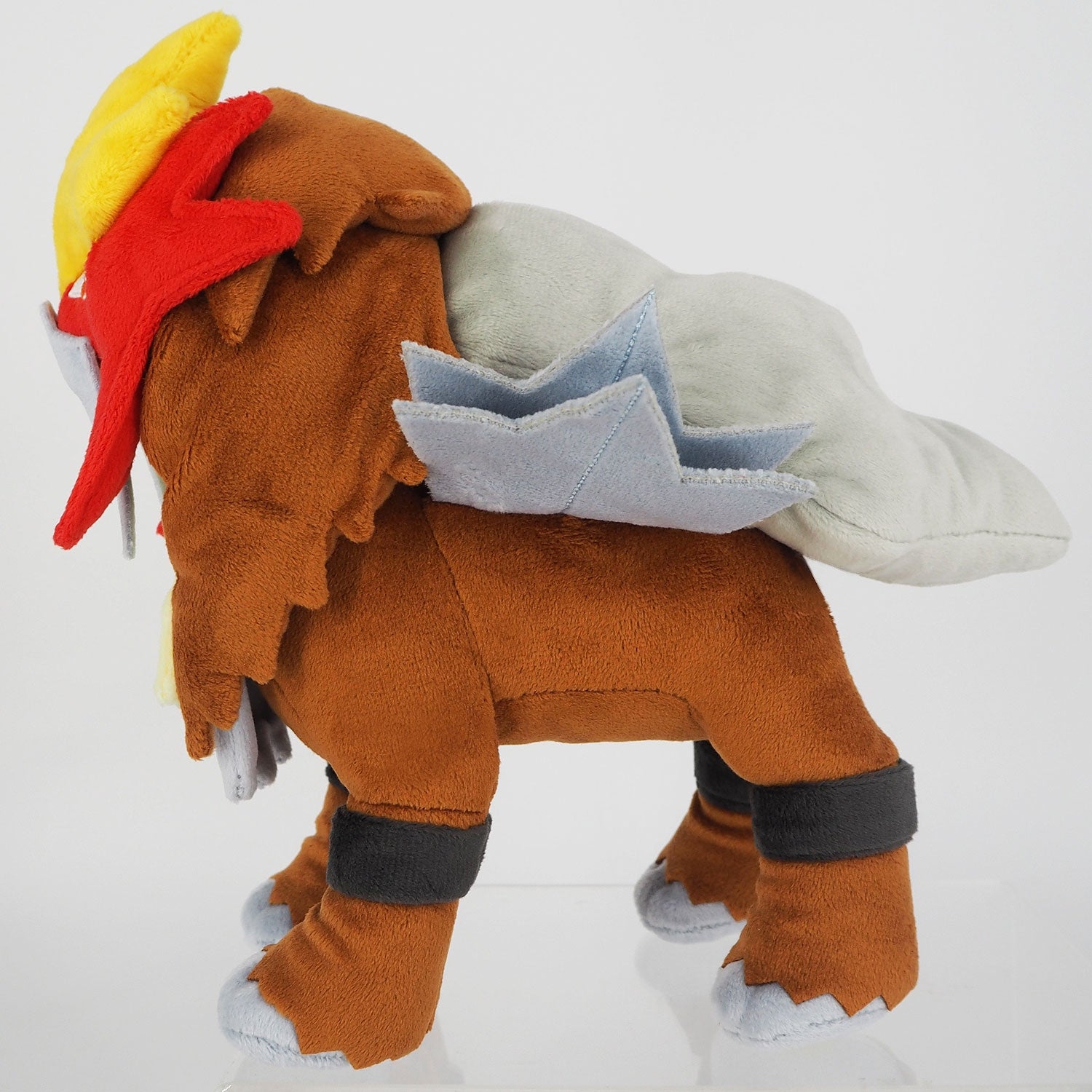 Authentic Japanese Entei Plush Toy with detailed design