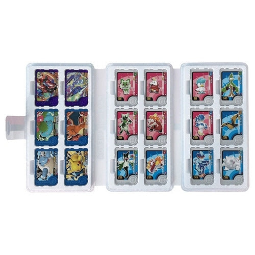 Open Pokemon Friend Folder, showing storage capacity and design details, Japan exclusive