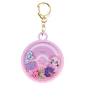 Shaka Chara Keychain Gradient Purple & Pink from Japan, enamel pin detail