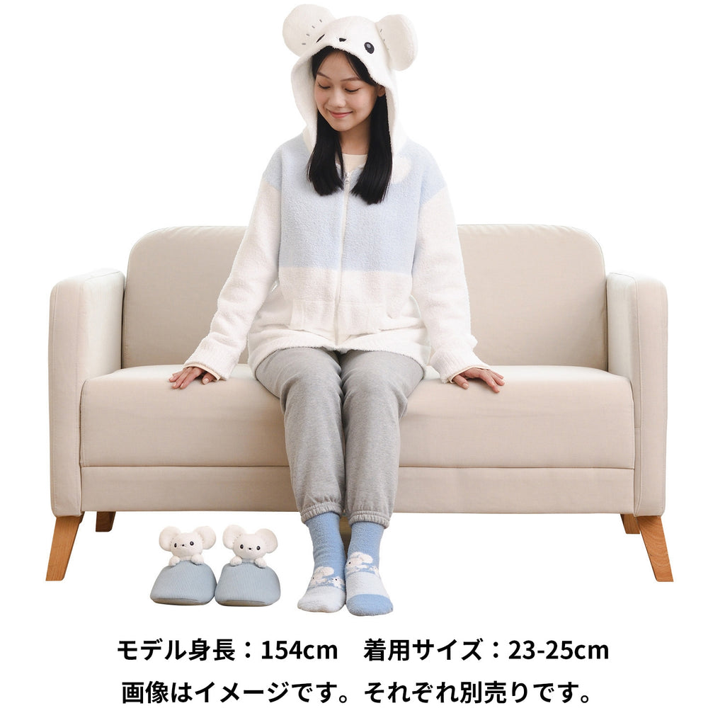 Fluffy middle socks WAKKA de IKKA (23-25cm)