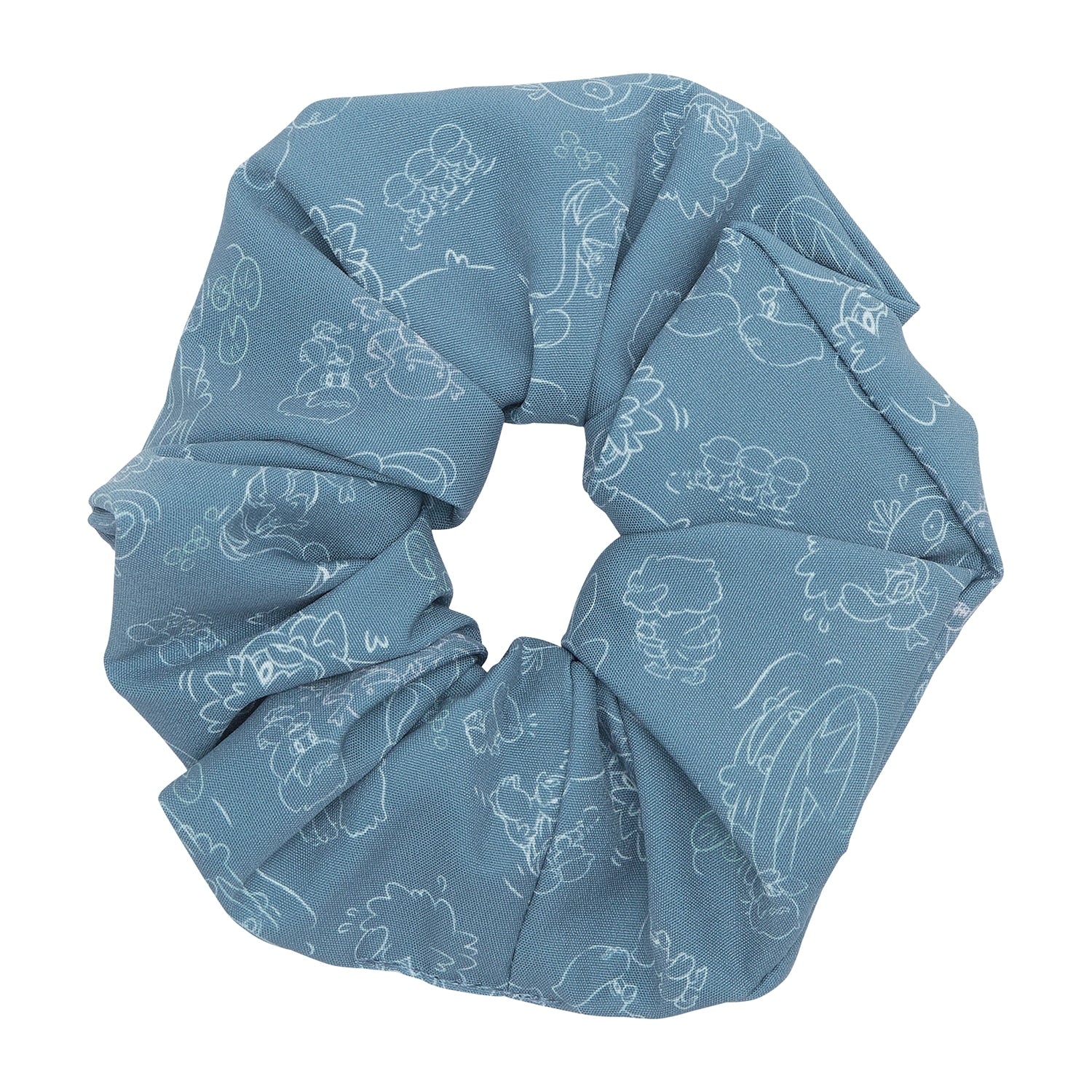 Pokemon Scrunchie potato kvass navy from Japan, navy blue fabric with Pokemon design