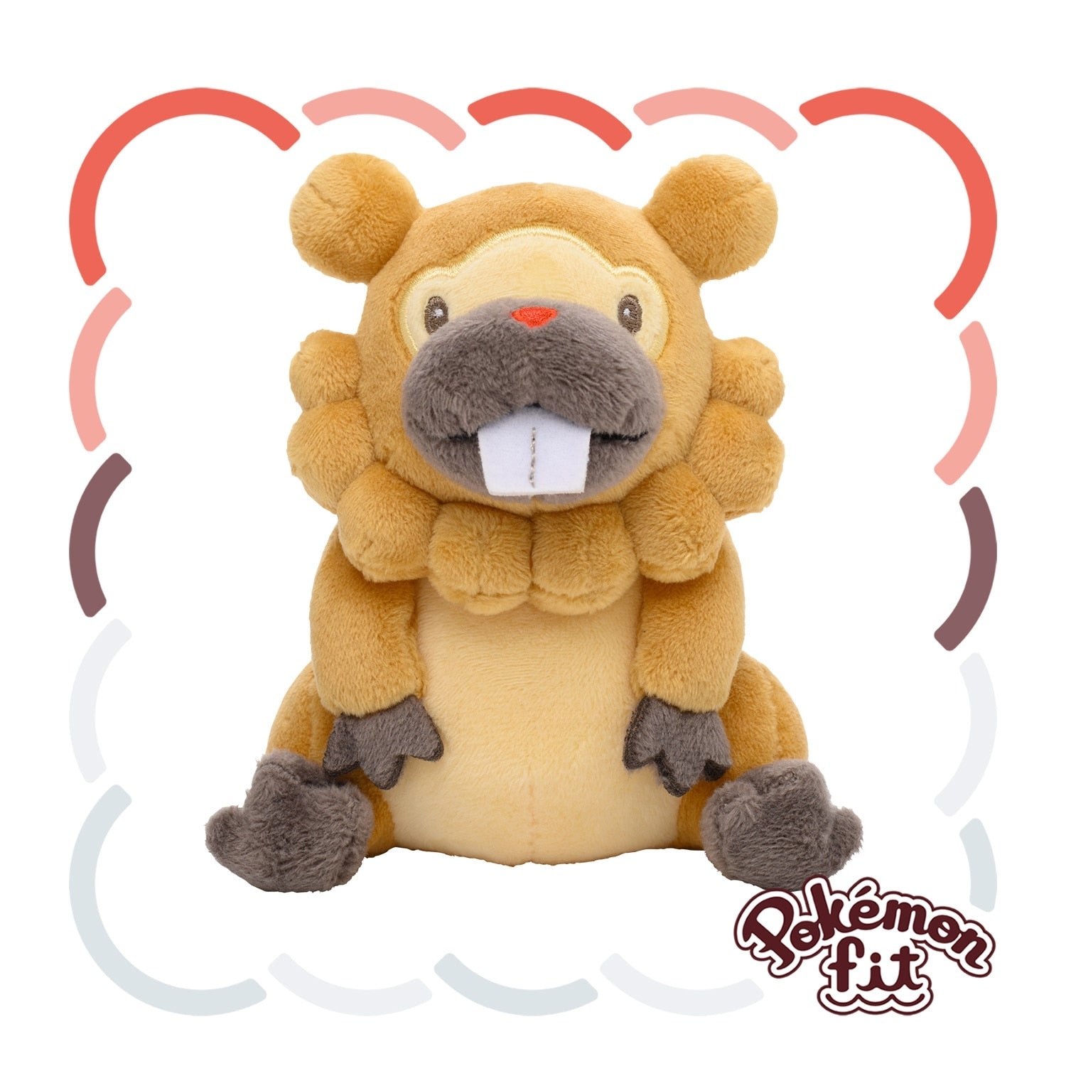 Pokémon Fit Bidoof (#399) Official Plush – Pokémon Center Japan