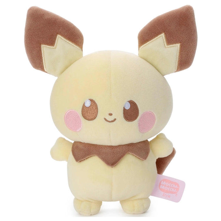 Pichu Mocchi-Mocchi Plush Stuffed Toy – Official Pokémon Center Japan