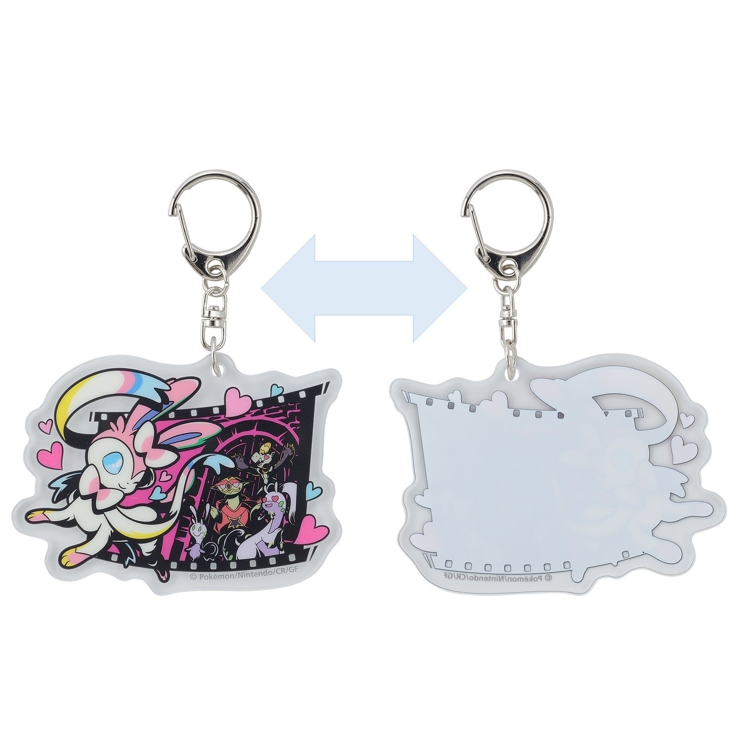 Authentic Pokemon keychain from Japan, with detailed character artwork
