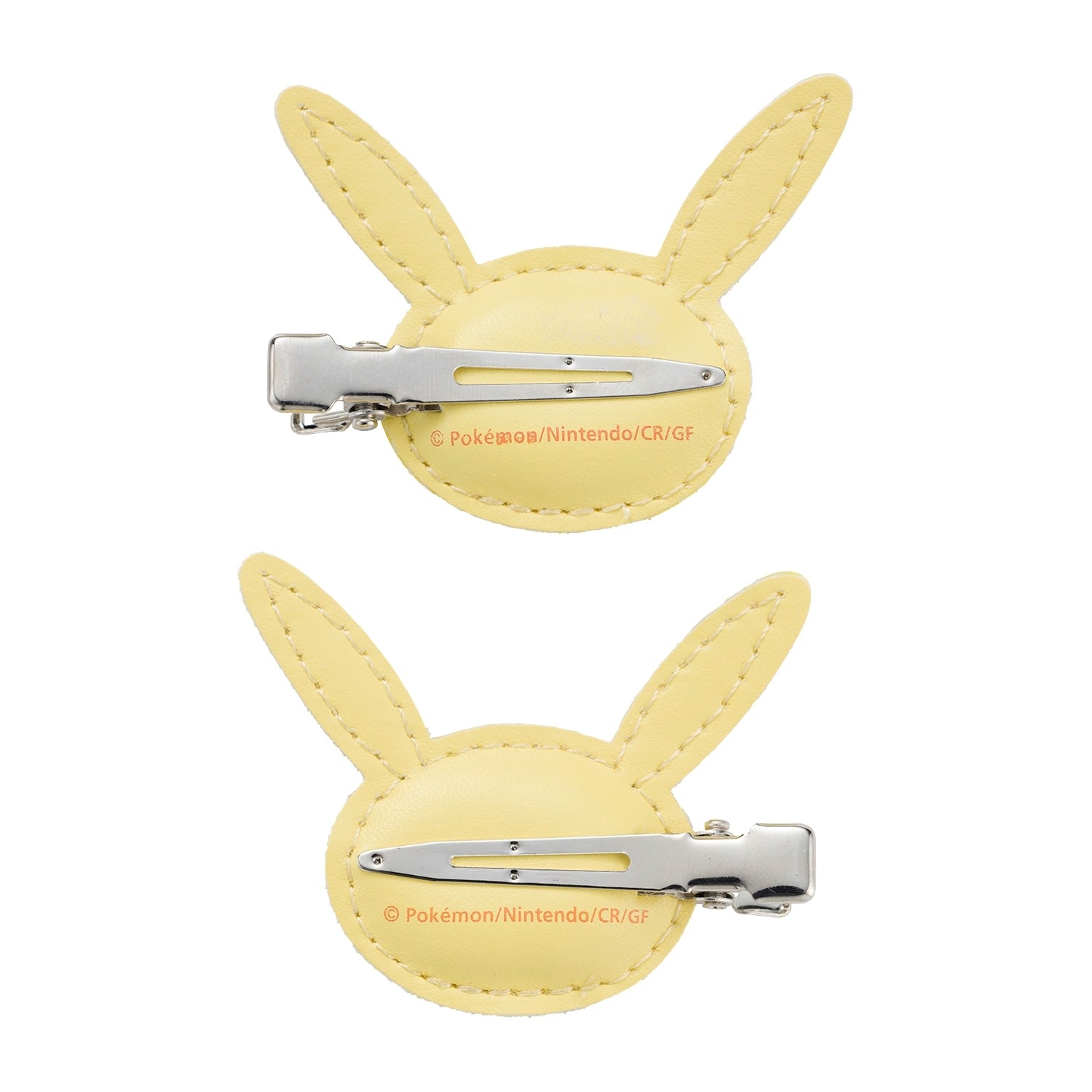 Sparkling Pikachu bangs clip with authentic Pokémon logo from Japan