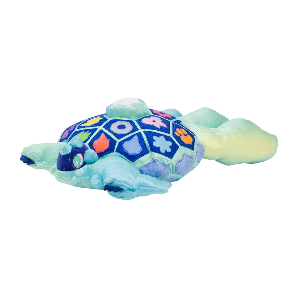 Terrapagos plush toy from Japan, detailed face and body