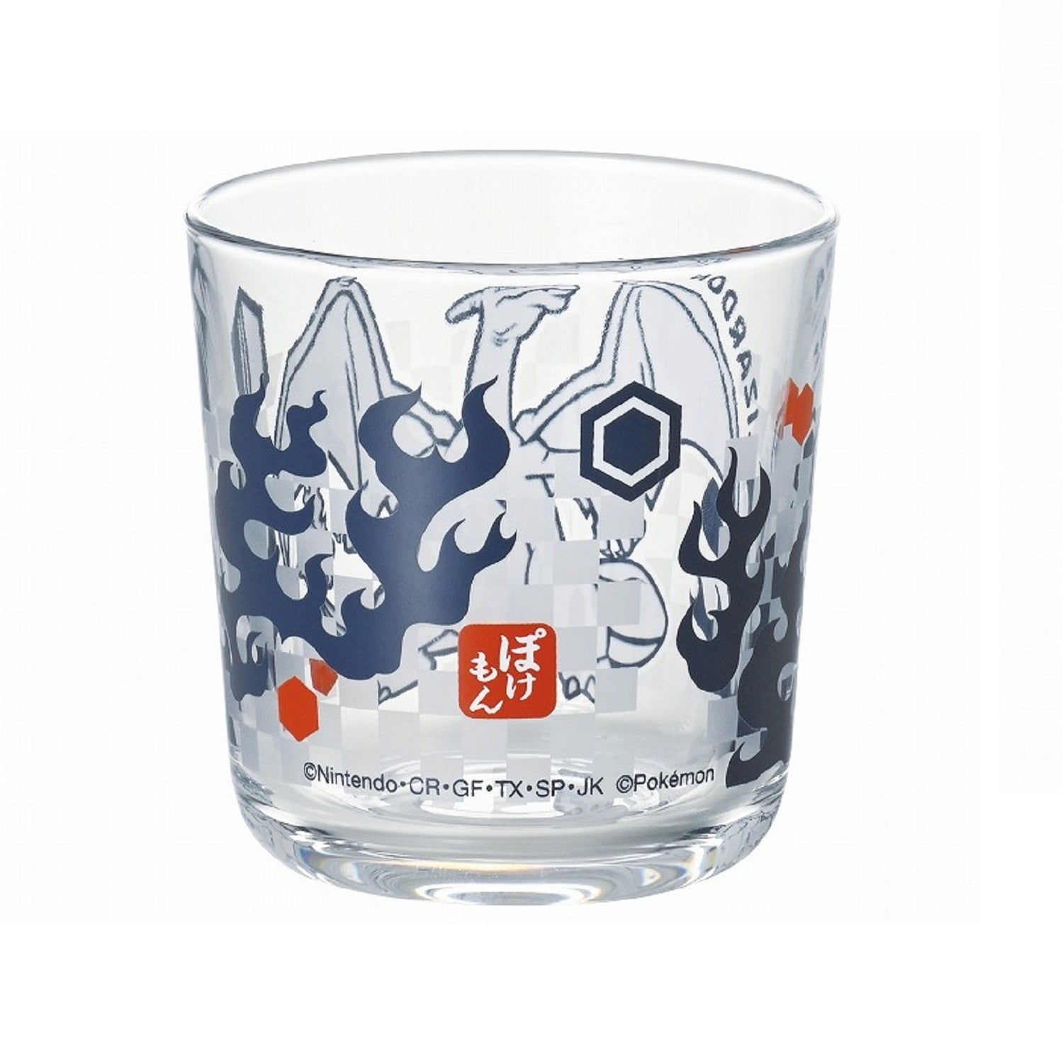 Paper-cut wide tumbler (Charizard)