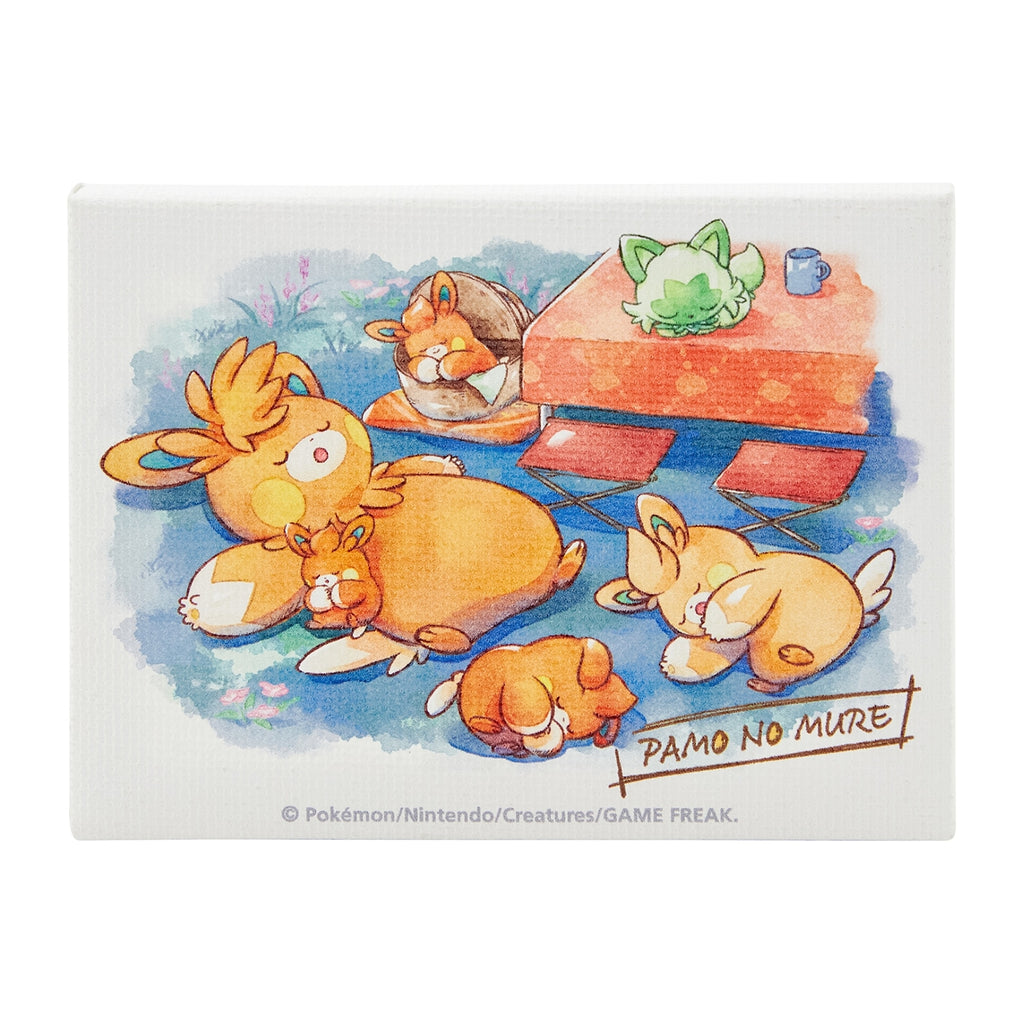 Rear view of PAMO NO MURE Sleeper mini art, displaying official Japanese packaging