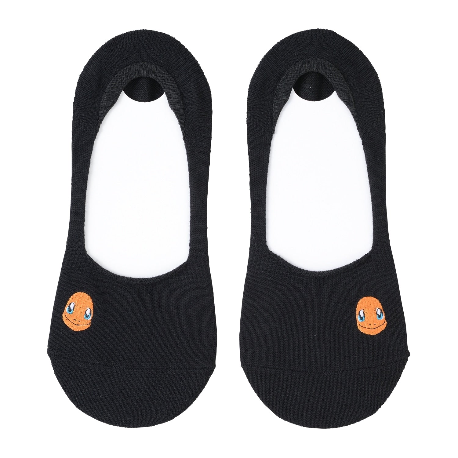 [Choose] Cover Socks One Point Plain Charmander BK (25-27cm)