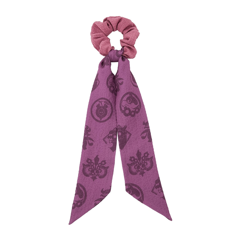 Pokemon Ribbon Scrunchie Kitakami no Sato Japan collectible, showcasing detailed crest