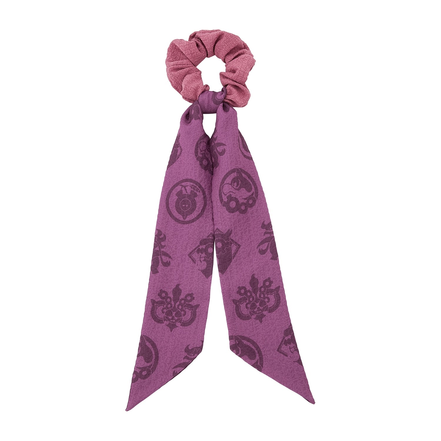 Pokemon Ribbon Scrunchie Kitakami no Sato Japan collectible, showcasing detailed crest