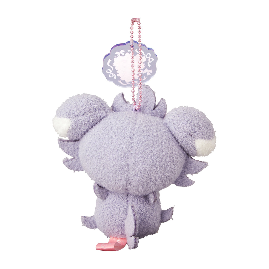 Close-up of Nyasper plushie face, authentic Japanese collectible