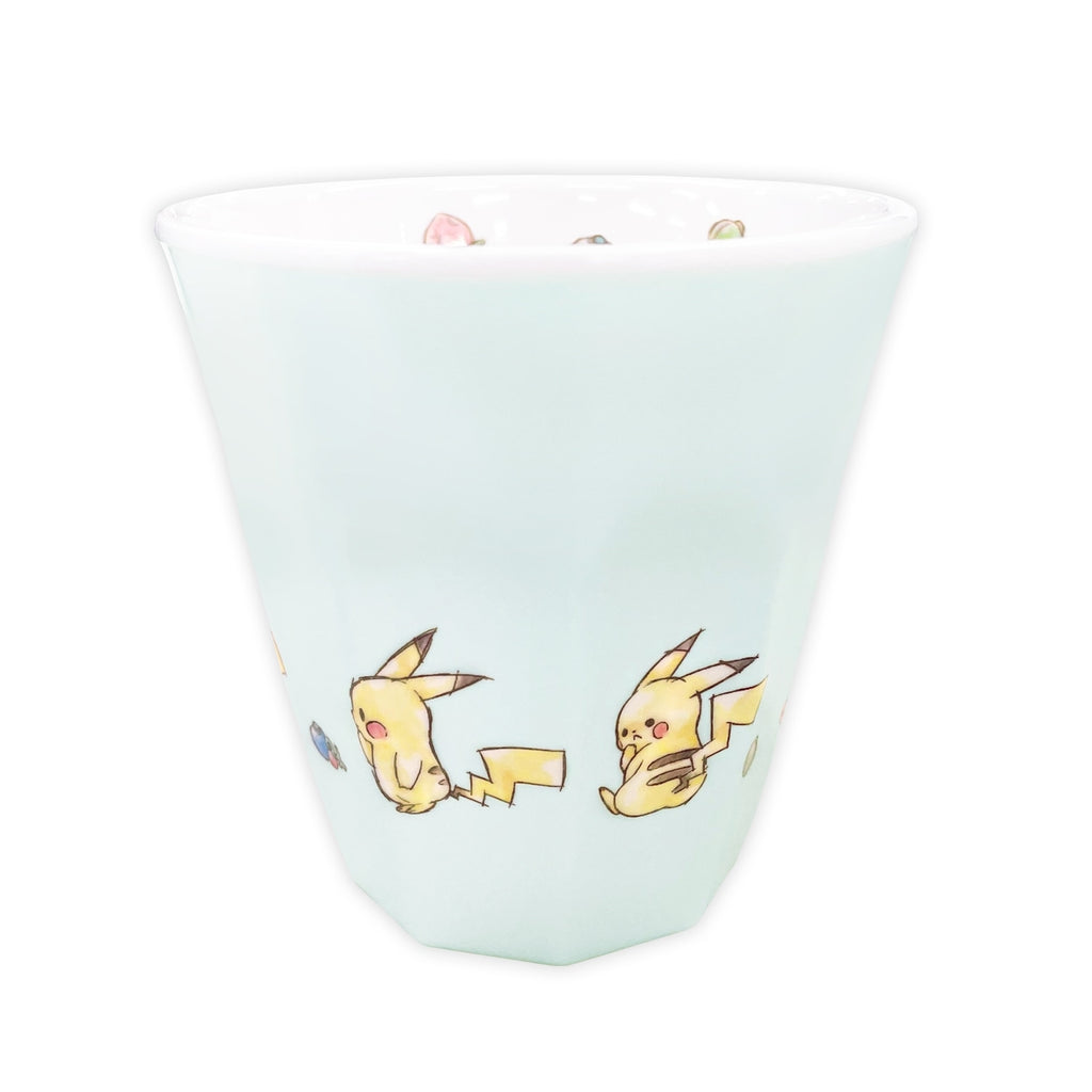 Pikachu melamine cup "Pikachu number025" full of mushrooms