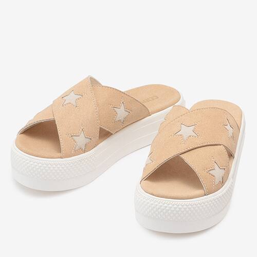 CONVERSE CV SANDAL PLTS CROSSBELT sandals with crossbelt detail from Japan