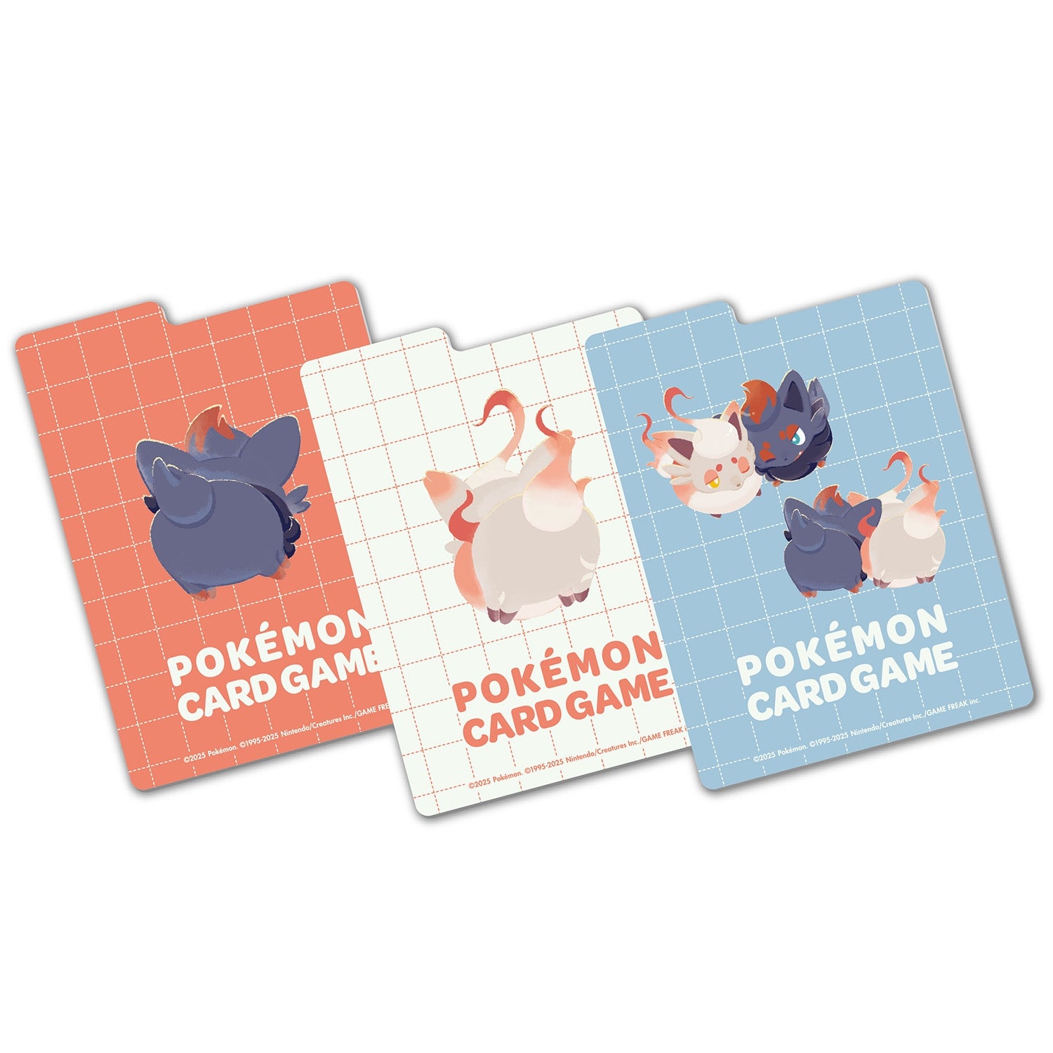 Pokémon TCG Double Deck Case – Zorua & Hisuian Zorua Look-Alikes