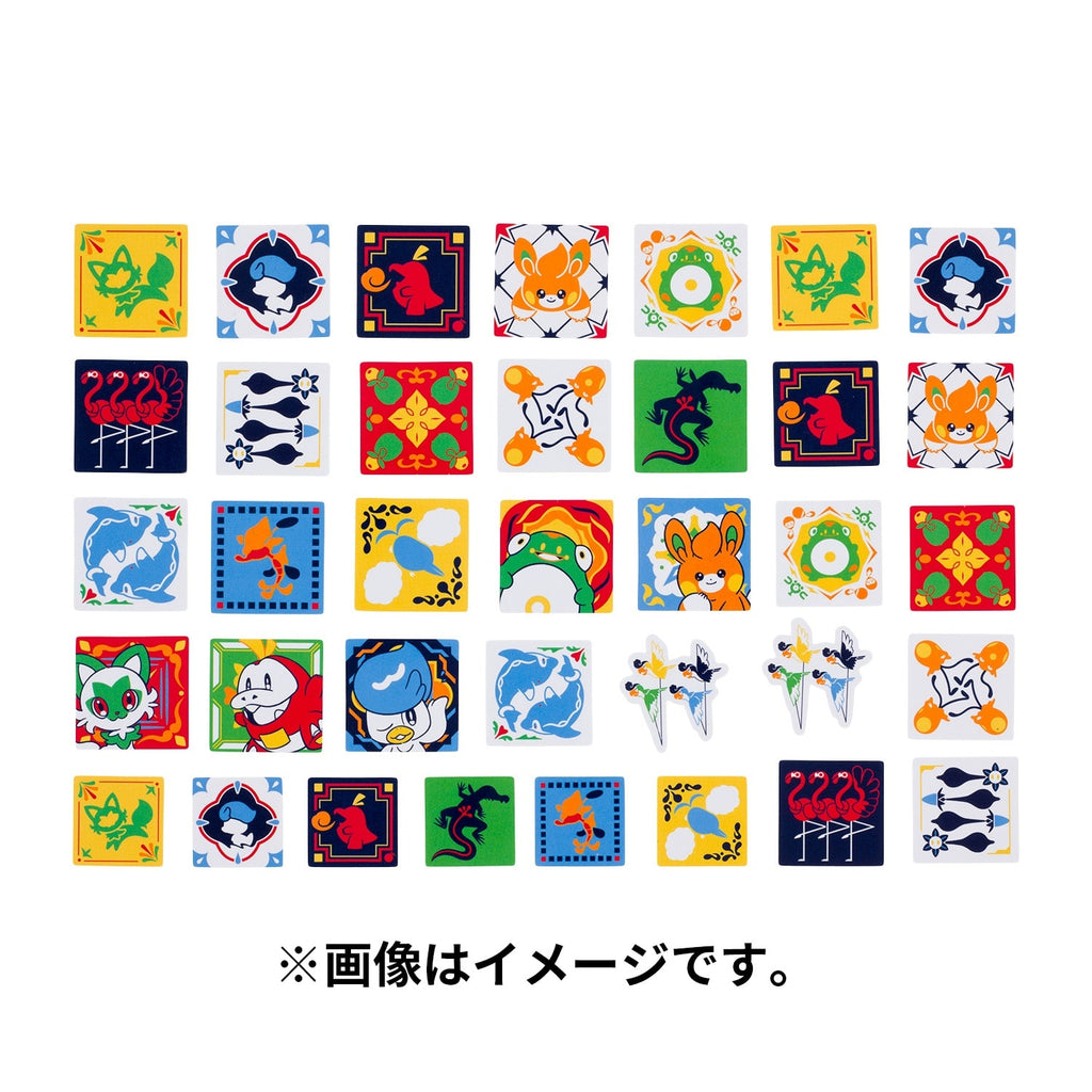 Authentic Japanese Pokemon sticker with collectible packaging from Japan