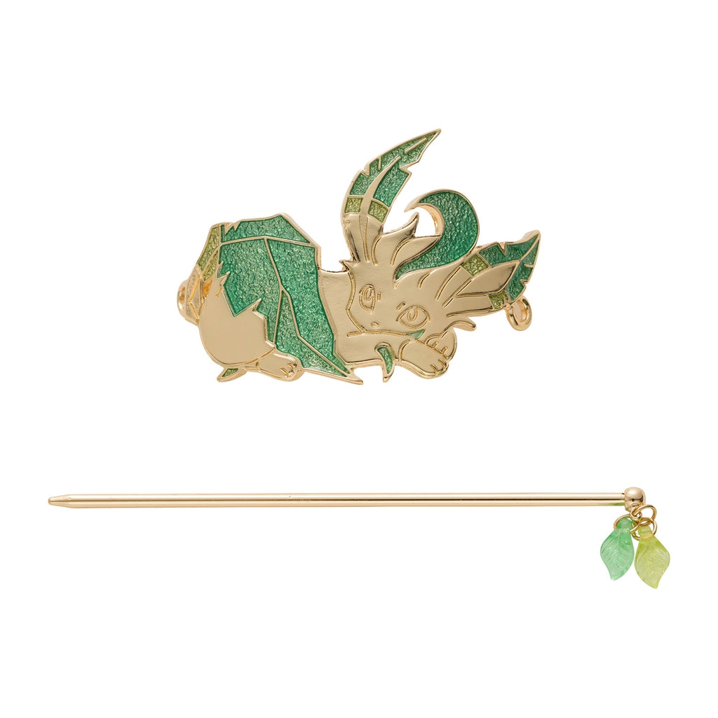 Authentic Japanese Leafeon collectible with vibrant colors