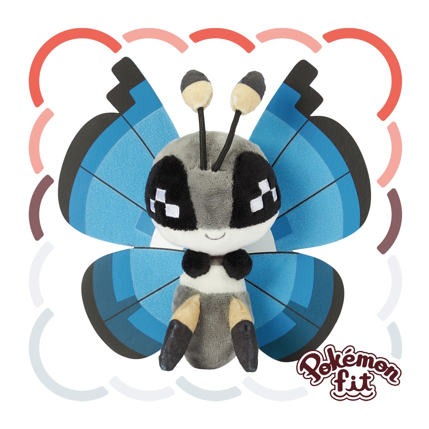 Pokémon Fit Vivillon Marine Pattern Plush #666 – Official Japan