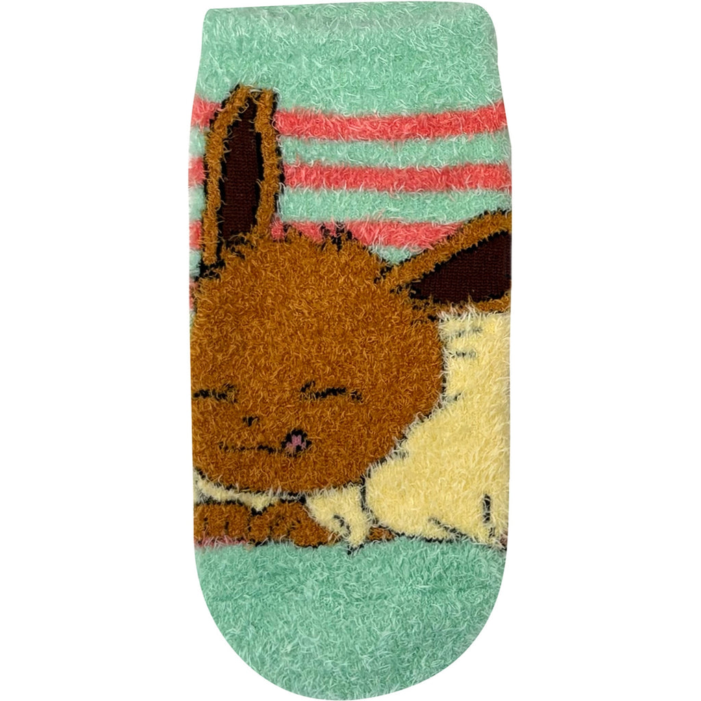 Fluffy socks Eevee border kids (13-18cm)
