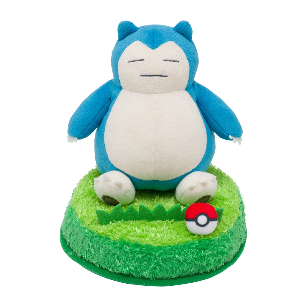 Snorlax Plush Phone Stand with cute face from Japan