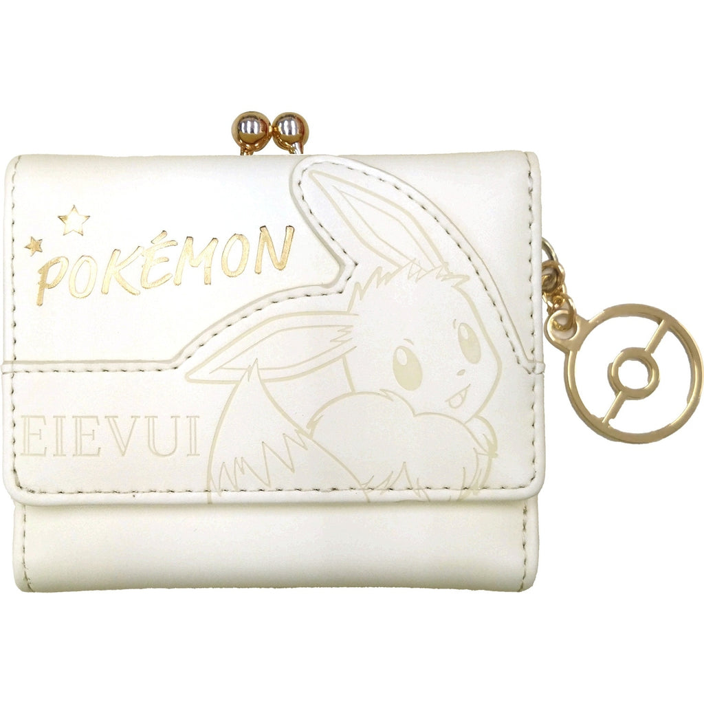 Clasp mini wallet embossed Eevee PM-4068