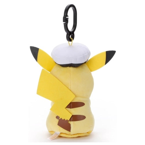 Rare Captain Pikachu collectible plushie from Japanese Pokemon Center
