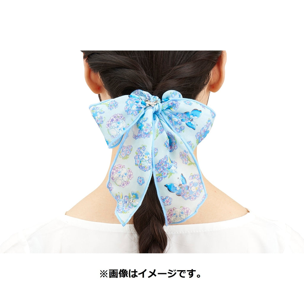 Baby Blue Eyes Pokemon Ribbon Scrunchie Japan authentic collectible