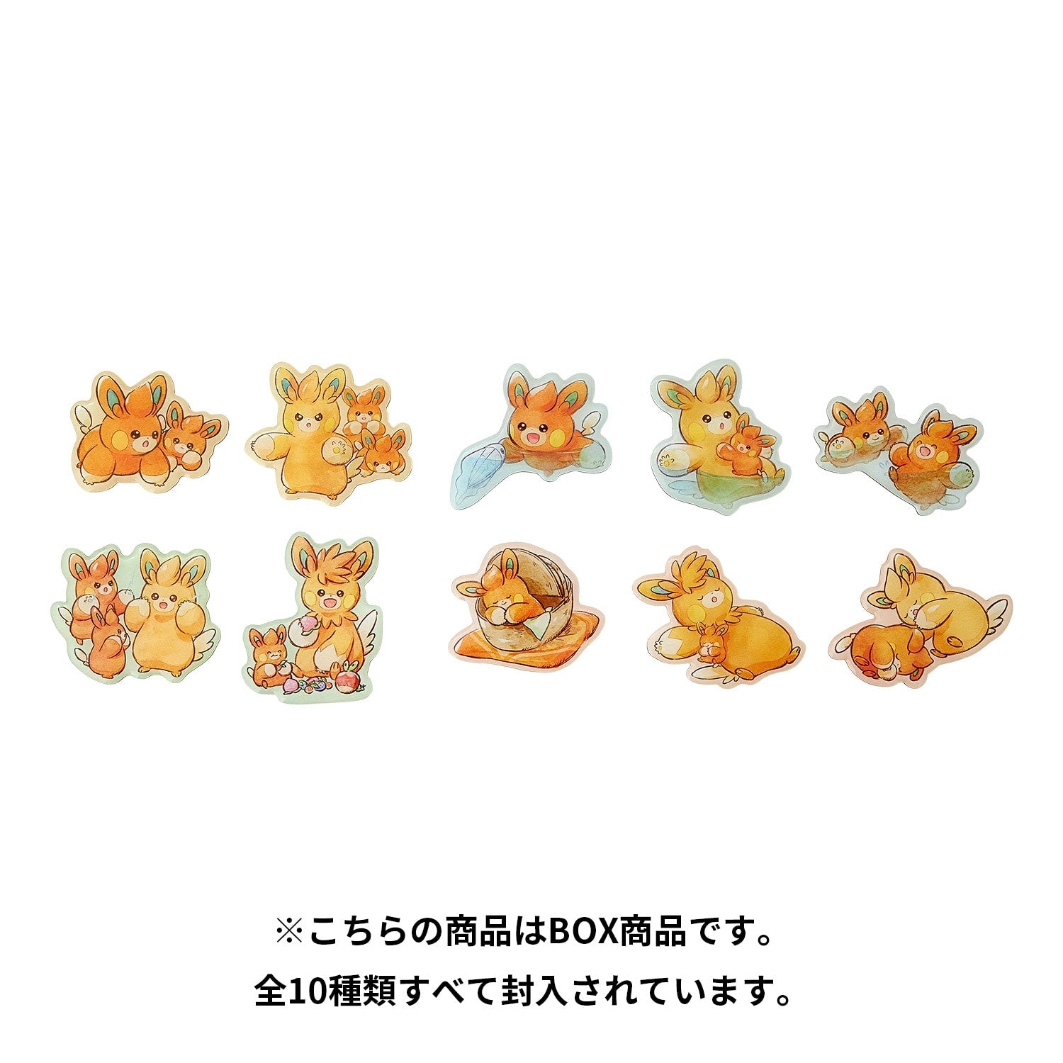 Pokemon Magnet Collection PAMO NO MURE BOX from Japan, featuring colorful characters
