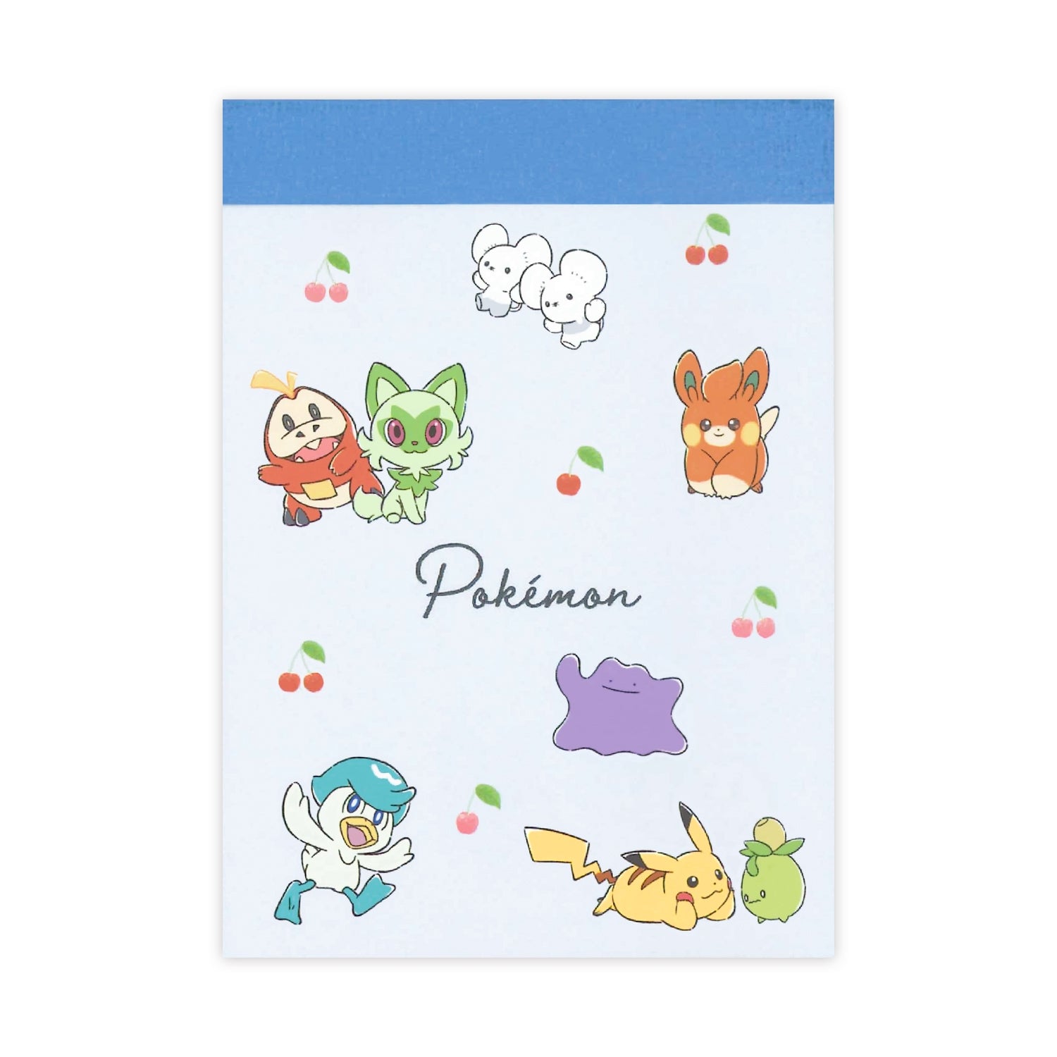 Pokemon Mini Memo Cherry notebook from Japan, featuring cherry design