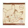 Pokemon mini towel with colorful Pokepiece design from Japan